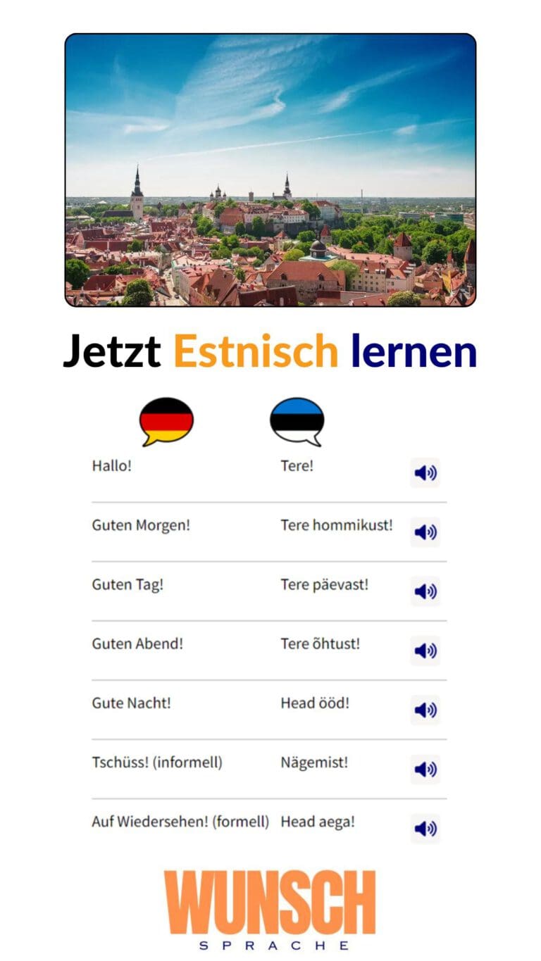 Estnisch lernen Pinterest Landschaft - wunschsprache.de