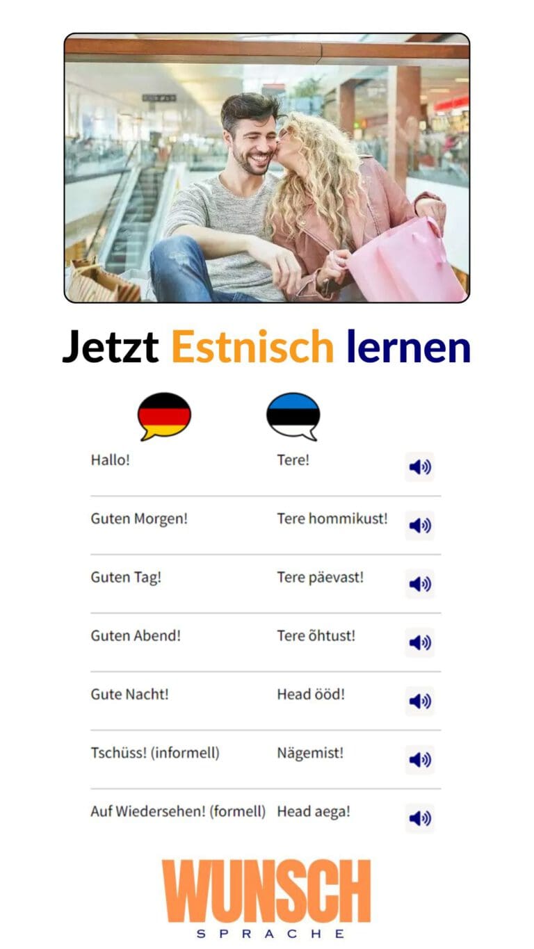 Estnisch lernen Pinterest Personen - wunschsprache.de