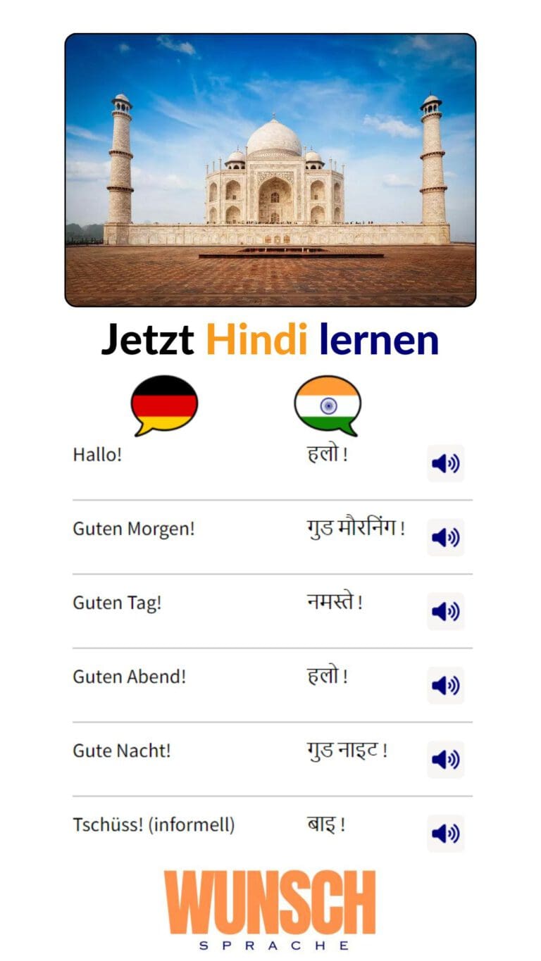 Hindi lernen Pinterest Landschaft - wunschsprache.de