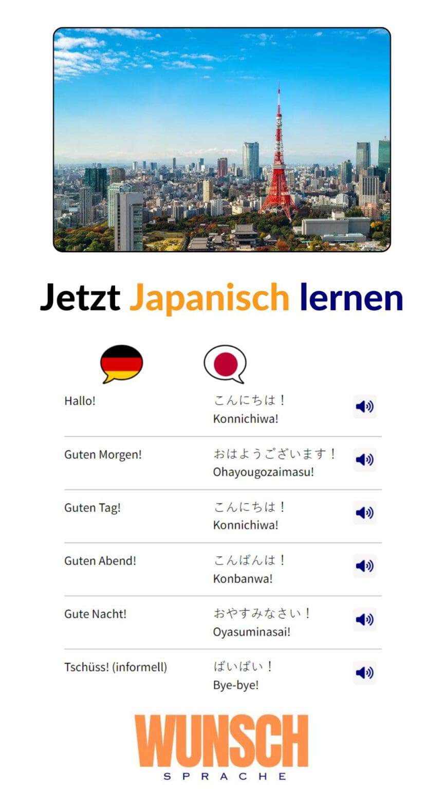 Japanisch Kurs In Der Nähe Japanisch lernen - wunschsprache.de