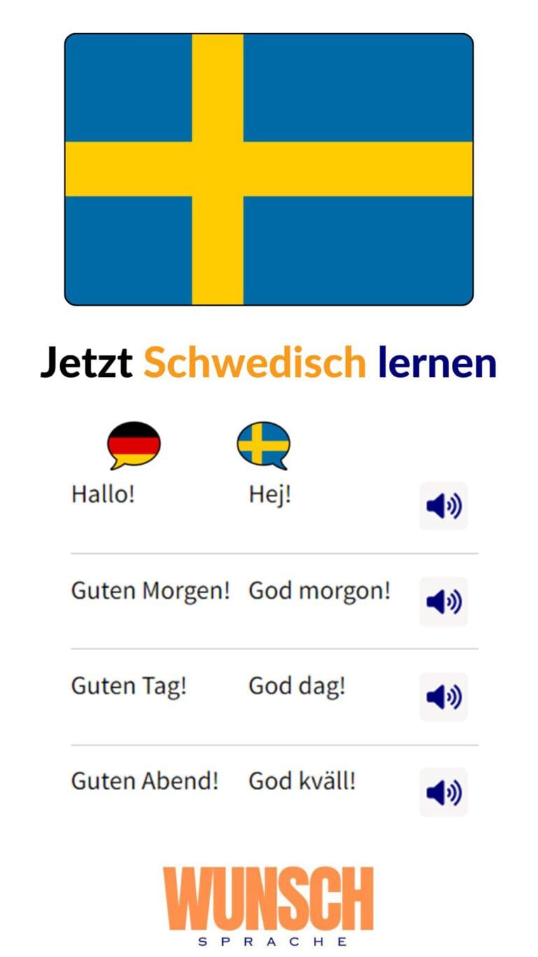 Schwedisch lernen auf Pinterest merken - wunschsprache.de