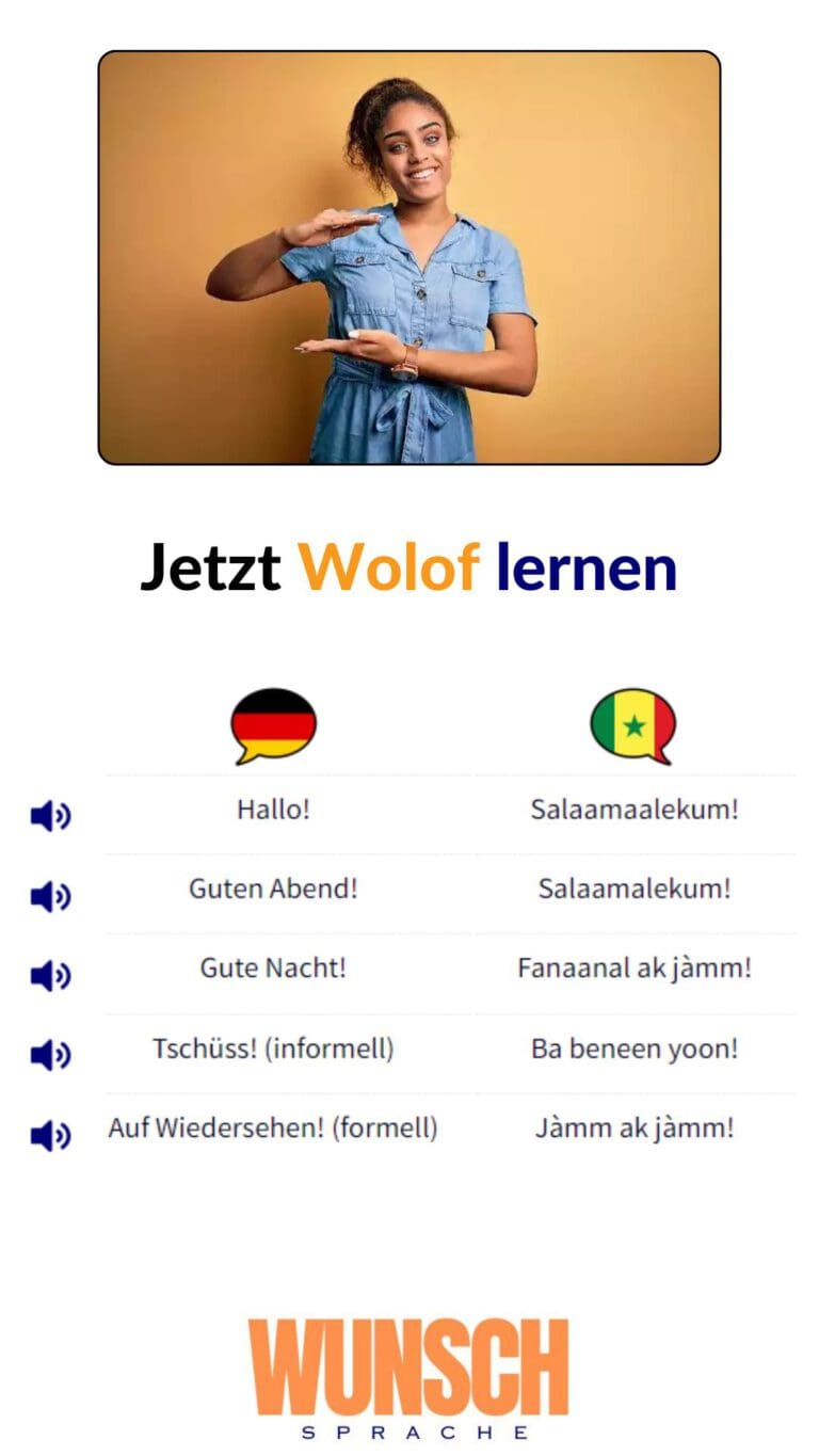 Wolof lernen Pinterest Personen - wunschsprache.de