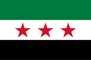Syrisch lernen - Flagge Syrien - neu seit 2024