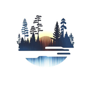wunschsprache.de - Finnisch lernen - Logo - inspiriert von Sehenswürdigkeiten Finnlands