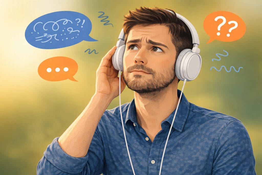 Die wichtigsten Tipps um das Hörverstehen zu verbessern​ - wunschsprache.de - KI generiert