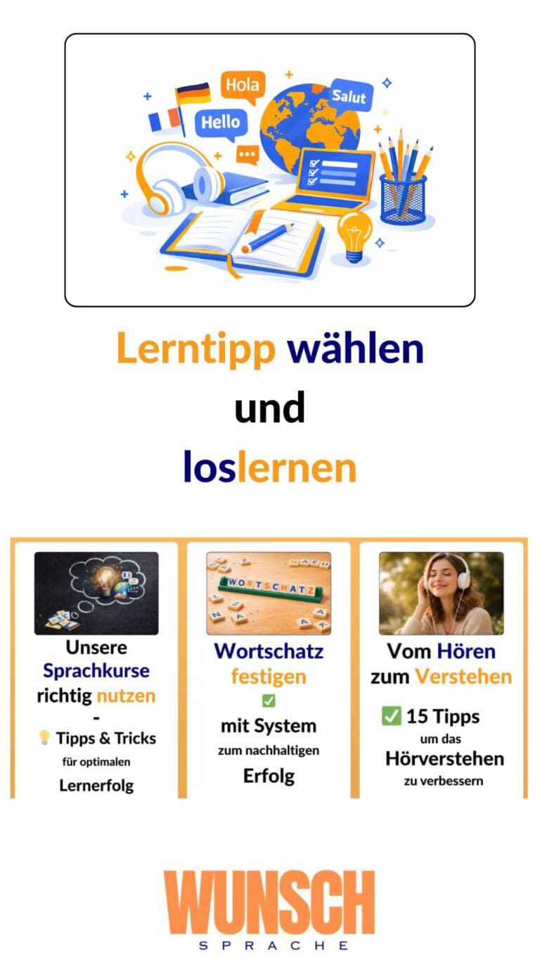 Lerntipps Übersicht - wunschsprache.de